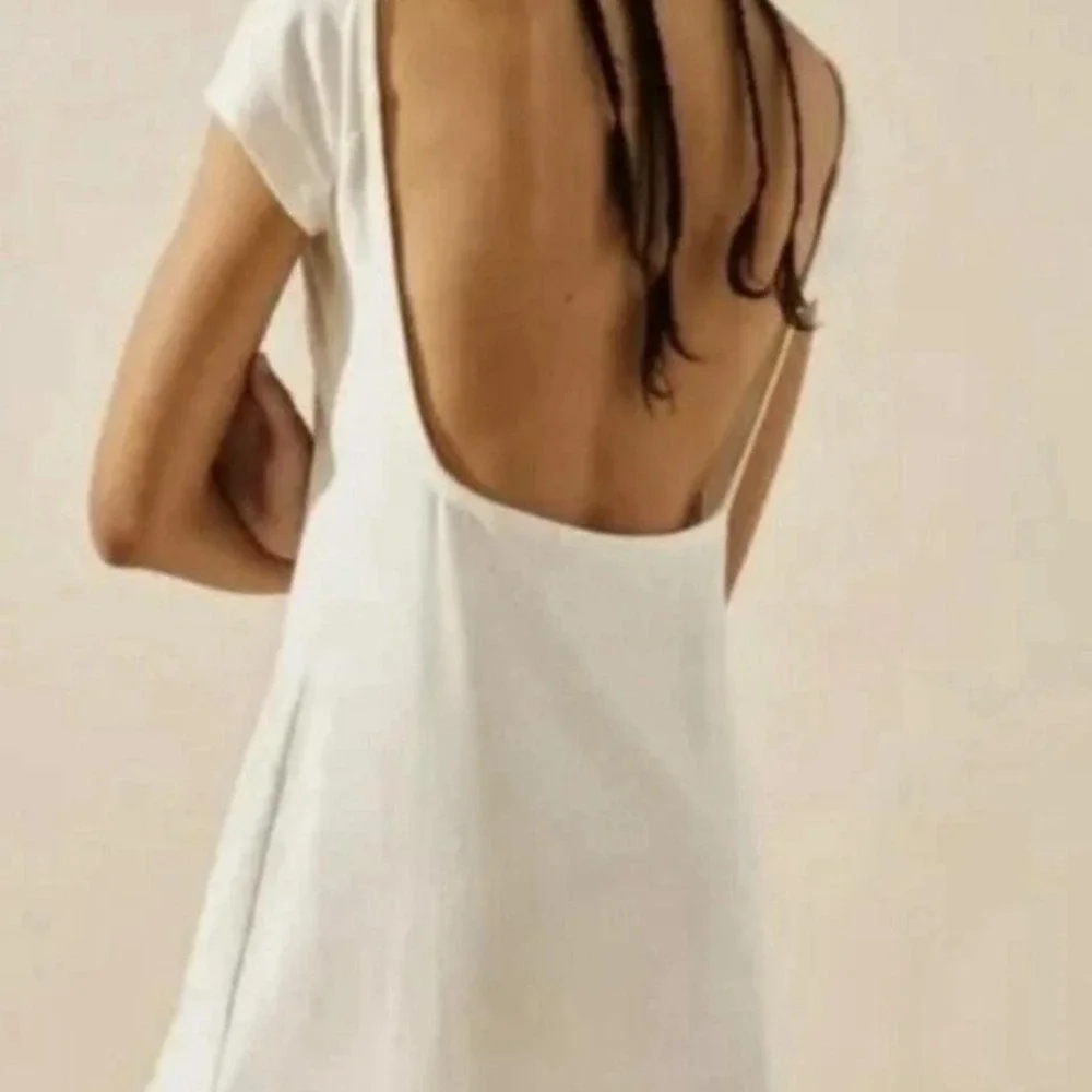 Free People‎ Rosalia Essential Mini Dress Ivory Size Small NWT MSRP $60